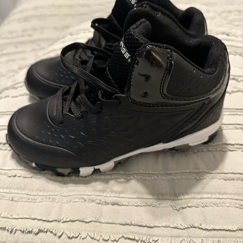 Rawlings Black Kids Baseball Cleats